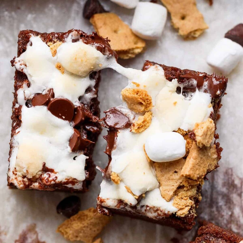 Fehérje s'mores sütemények