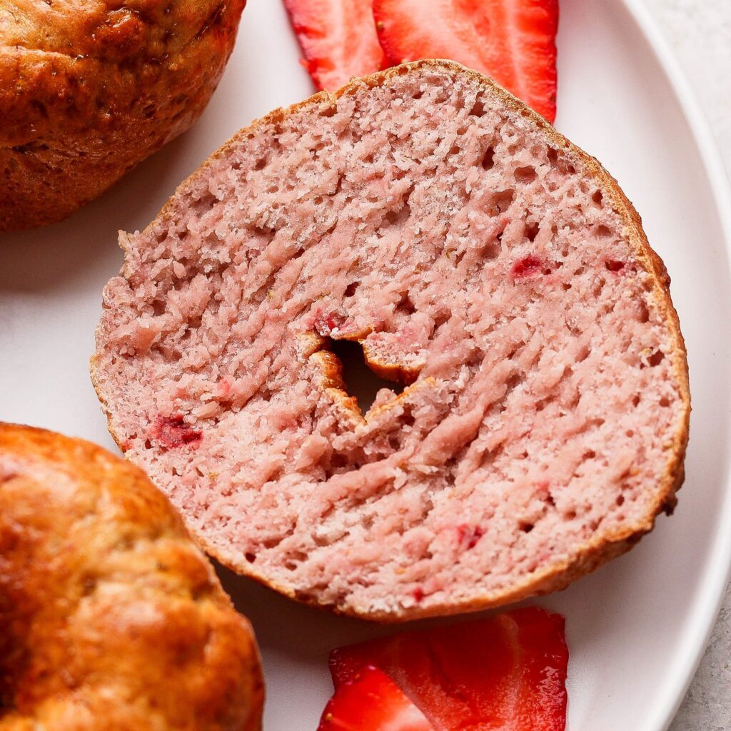 Eper túró bagel