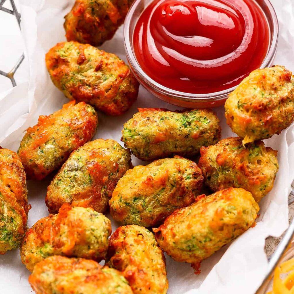 Air Fryer cukkini tots