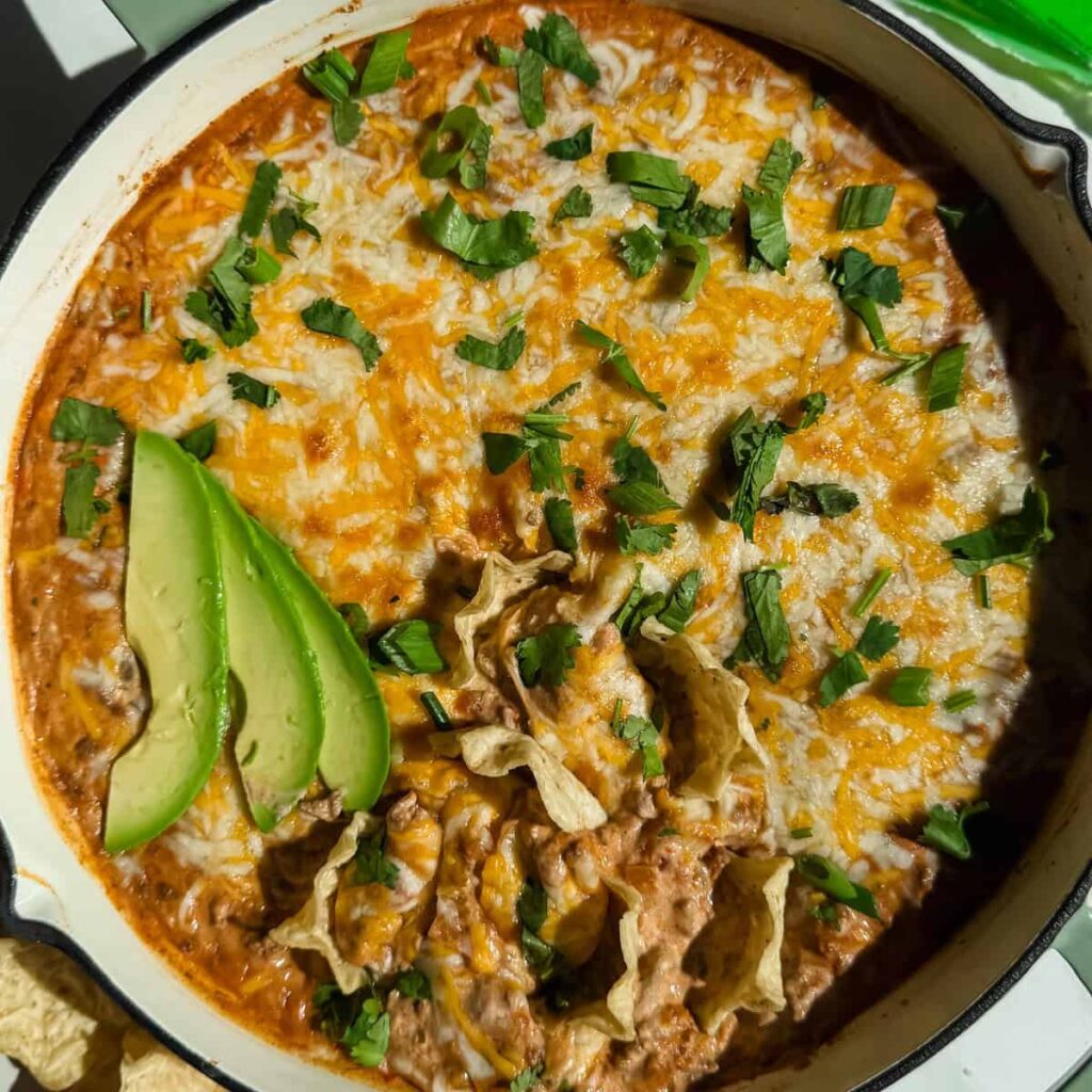Darált marhahúsos túrós queso