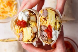 Breakfast Burrito Recipe (Make-Ahead or Fresh)