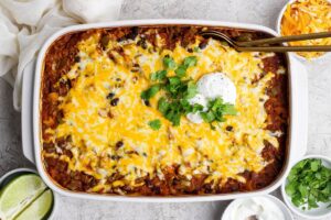 Csirke Enchilada rakott