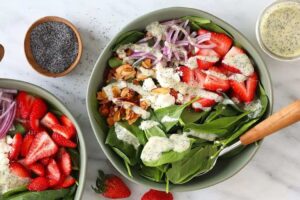 Strawberry Spinach Salad