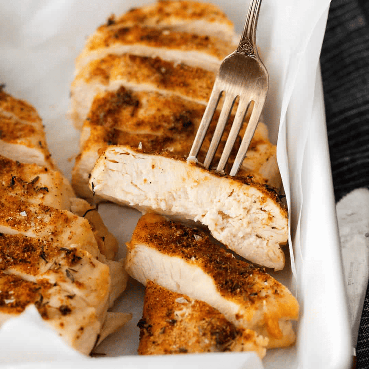 Juicy Air Fryer Chicken Breast (Ready in 20 Minutes) prepared for meal prep